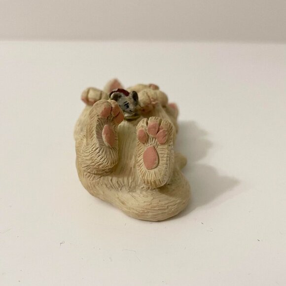 Vtg 1992 Kathy Wise Cats Kittens with Mouse Enesco Flaws - Picture 13 of 16